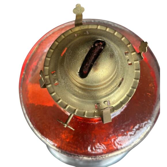 Lamplight Farms Cut Glass Clear Oil Lamp 18.5" - Picture 7 of 8